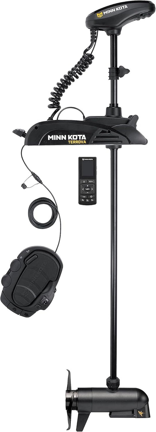 Minn Kota Terrova Electric Trolling Motor - GPS & Spot-Lock, 80 Lb Thrust | 45 in Shaft for Freshwater
