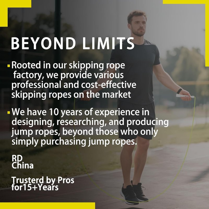 Unbreakable Jump Rope - 10,000-Drop Adjustable Speed Rope with Ergonomic Handles | 5mm PVC for Boxing & HIIT