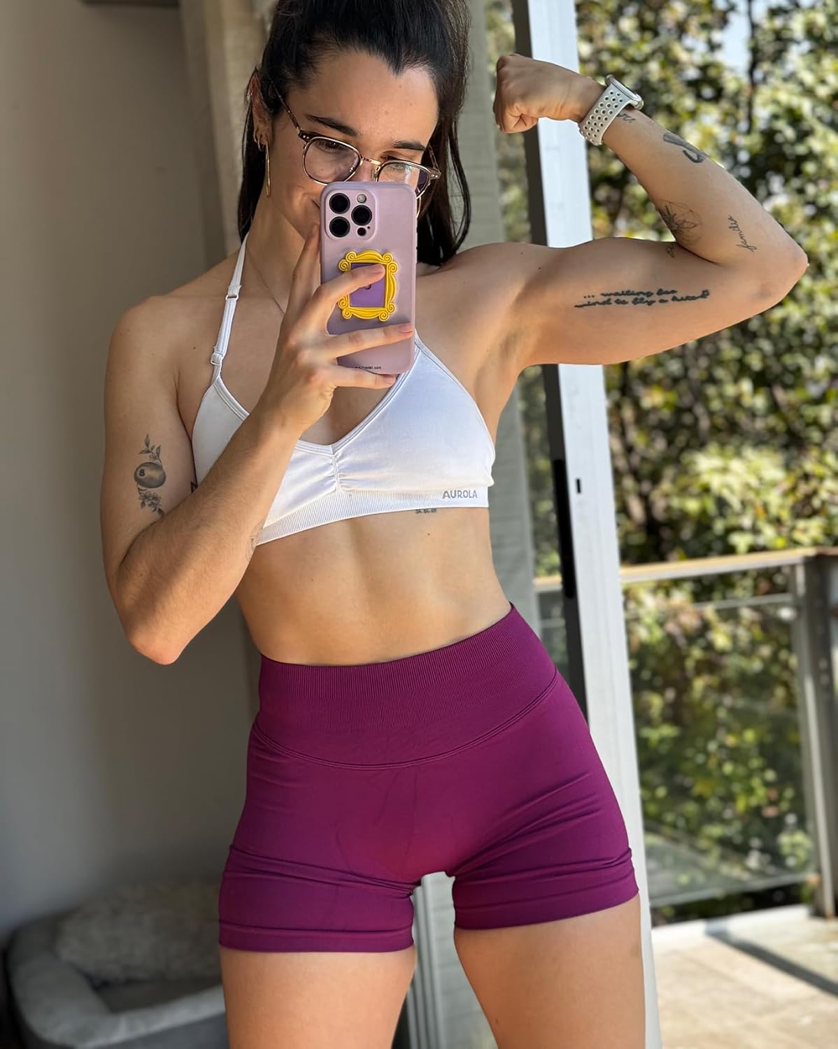Workout Shorts for Women - No Roll Up, Squat Proof, Seamless Compression | Multiple Sizes Available