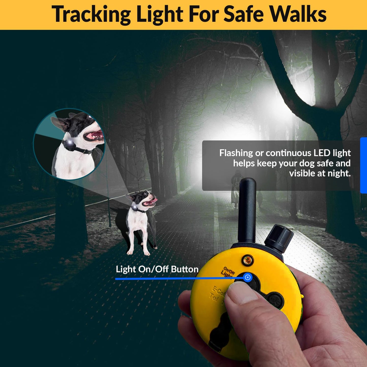 E-Collar Educator ET-400 Dog Training Collar with Remote, Yellow