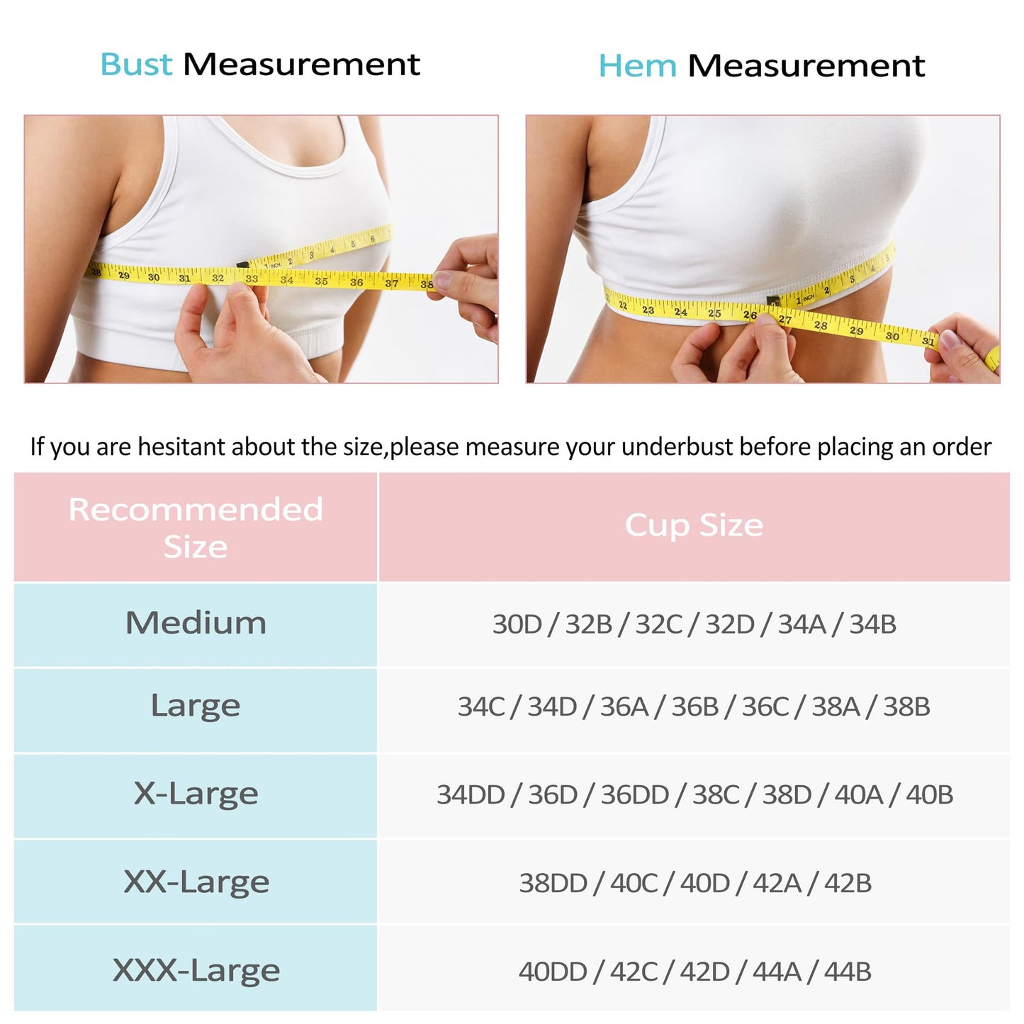 Women's Zip Front Sports Bra - Wirefree, Padded, Racerback, Seamless, Mastectomy, Post Op, Workout, Gym, Yoga, Compression - 3 Pack