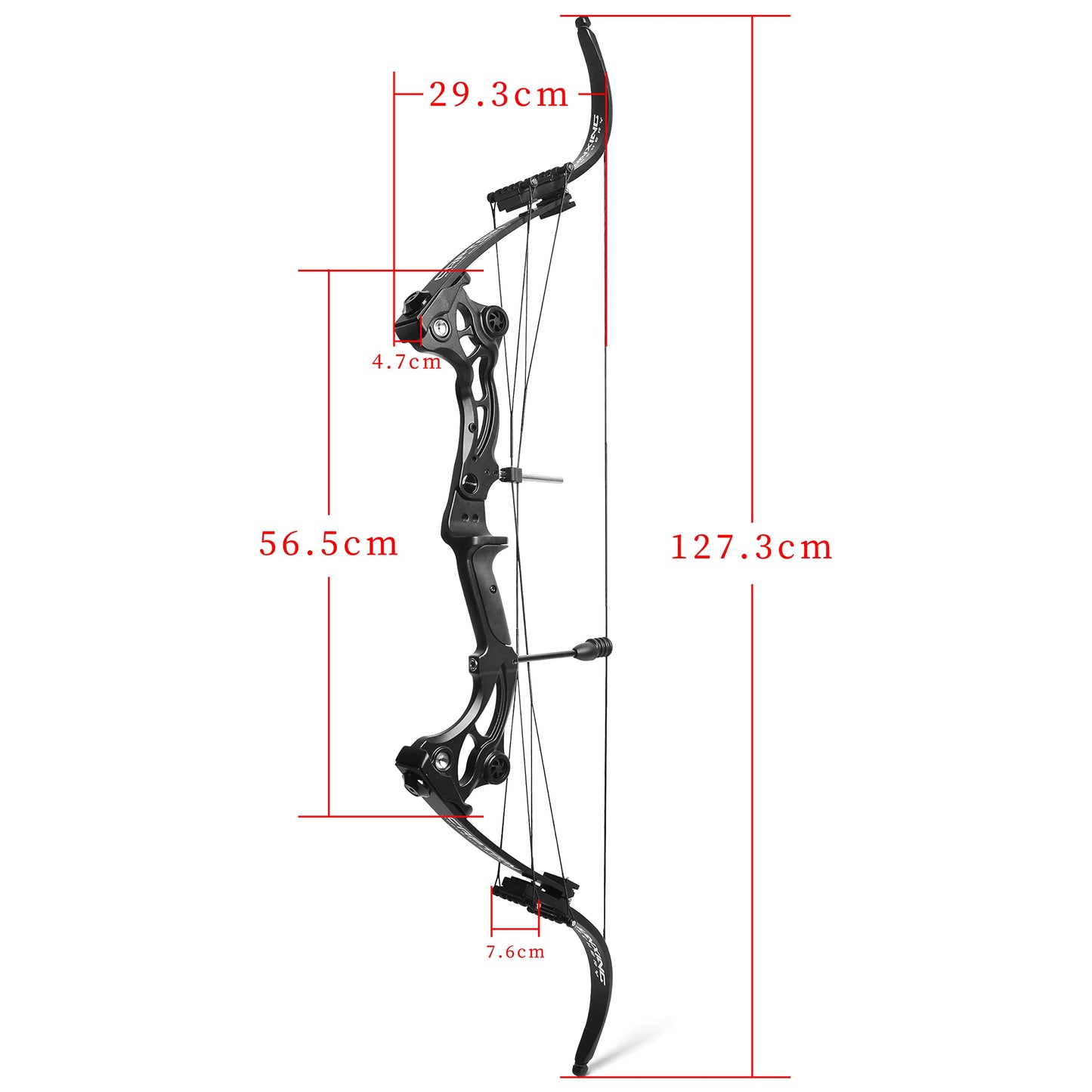 ZSHJGJR Recurve Bow American Hunting Bow 320FPS Draw Weight 40-55lbs Adjustable Compound Bow Right Hand for Archery Hunting Fishing Shooting (Green Bow only)