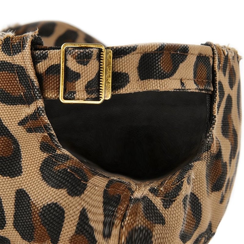 Leopard Baseball Cap for Men Women Adjustable Cotton Trucker Hats Dad Hat Classic Low Profile Plain Cap