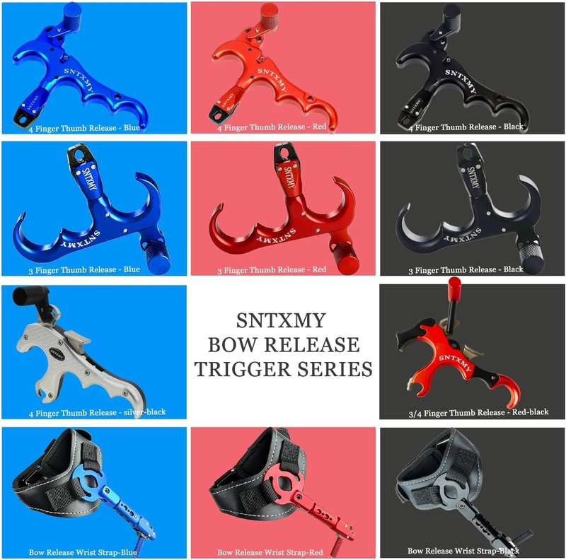Bow Release for Compound Bow - 360° Rotatable Thumb Trigger for Precision Archery