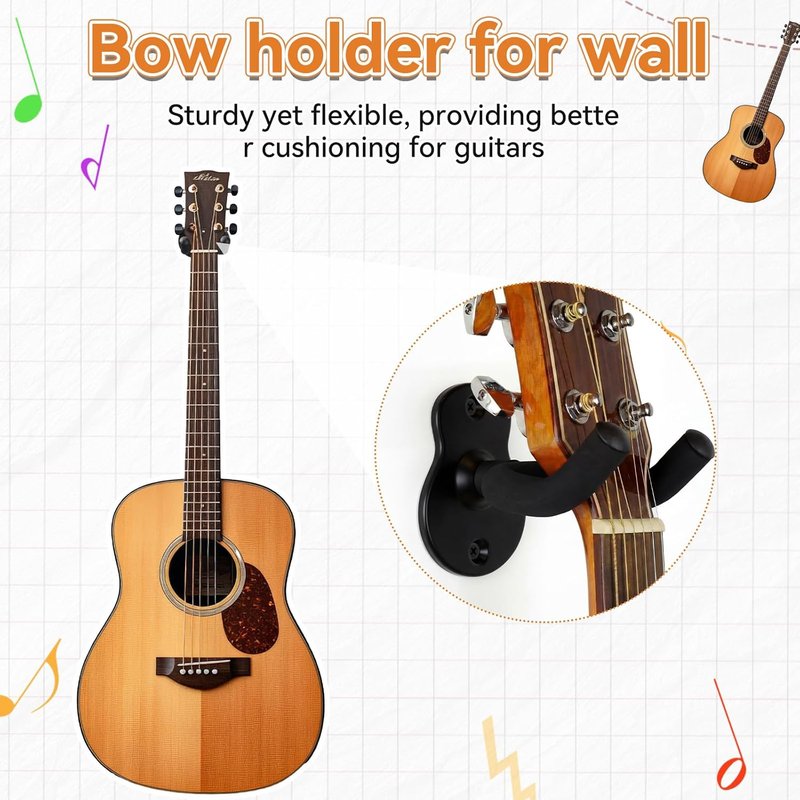 Crossbow Hanger - Wall Mount Vertical Rack for Secure Storage | Metal Holder for Compound Bows & Firearms