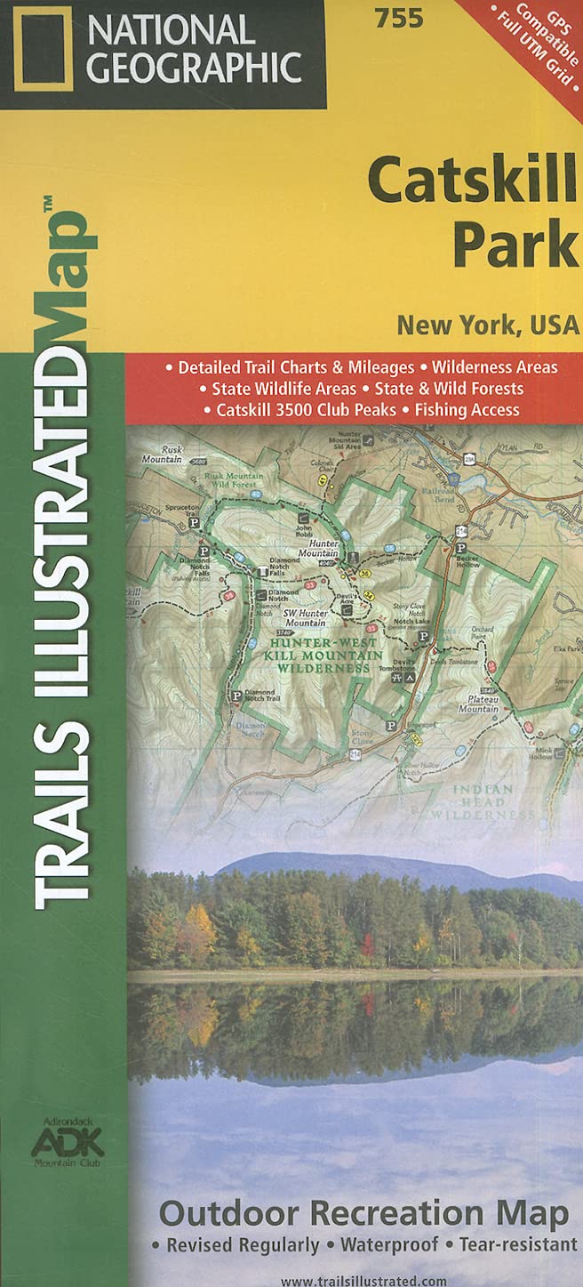 Catskill Park Map (National Geographic Trails Illustrated Map, 755)