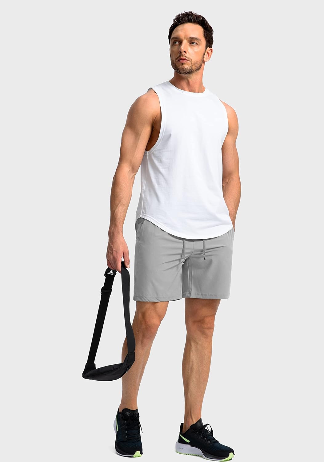 Men's Running Shorts with Zipper Pockets - Quick Dry Athletic Wear for Basketball & Gym | 9"/7"/5" Sizes