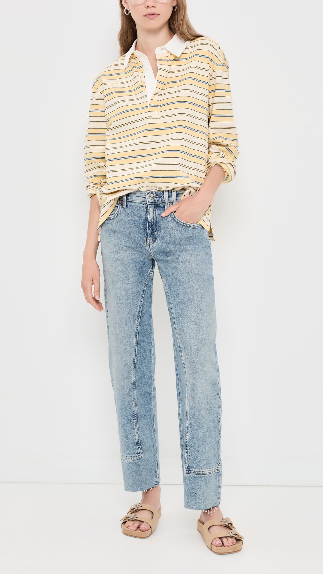 Free People Women's Risk Taker Jeans, Mantra, 28