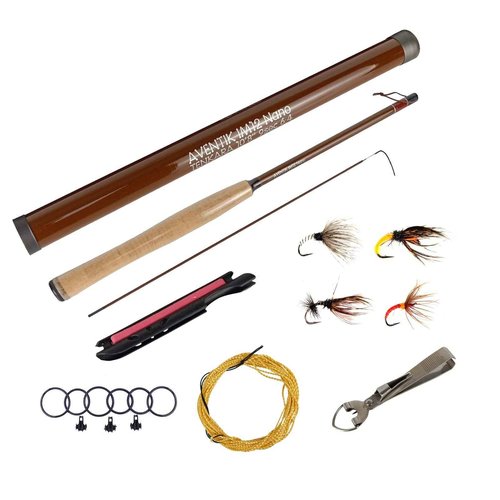 Aventik Z Tenkara Rods Pro IM12 Nano 6:4 Action 5 Most Used Sizes All Water Conditions Quality Carbon Tube Packing, Extra Spare Sections Included, Tenkara Fly Rods&Combo (Combo 10'8'' 9sec(Standard))