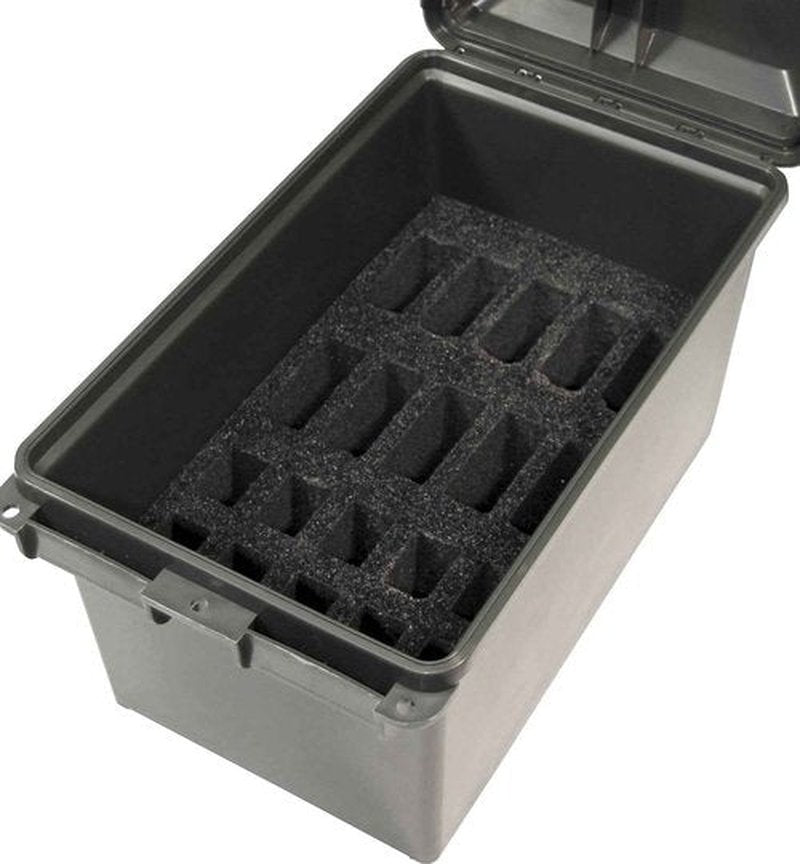 MTM Tactical Mag Can Multi Mag for 223/5.56 Magazines and 9mm to 45 ACP Magazine Storage TMCLE,Black & Walker's Razor Slim Electronic Muff, Black