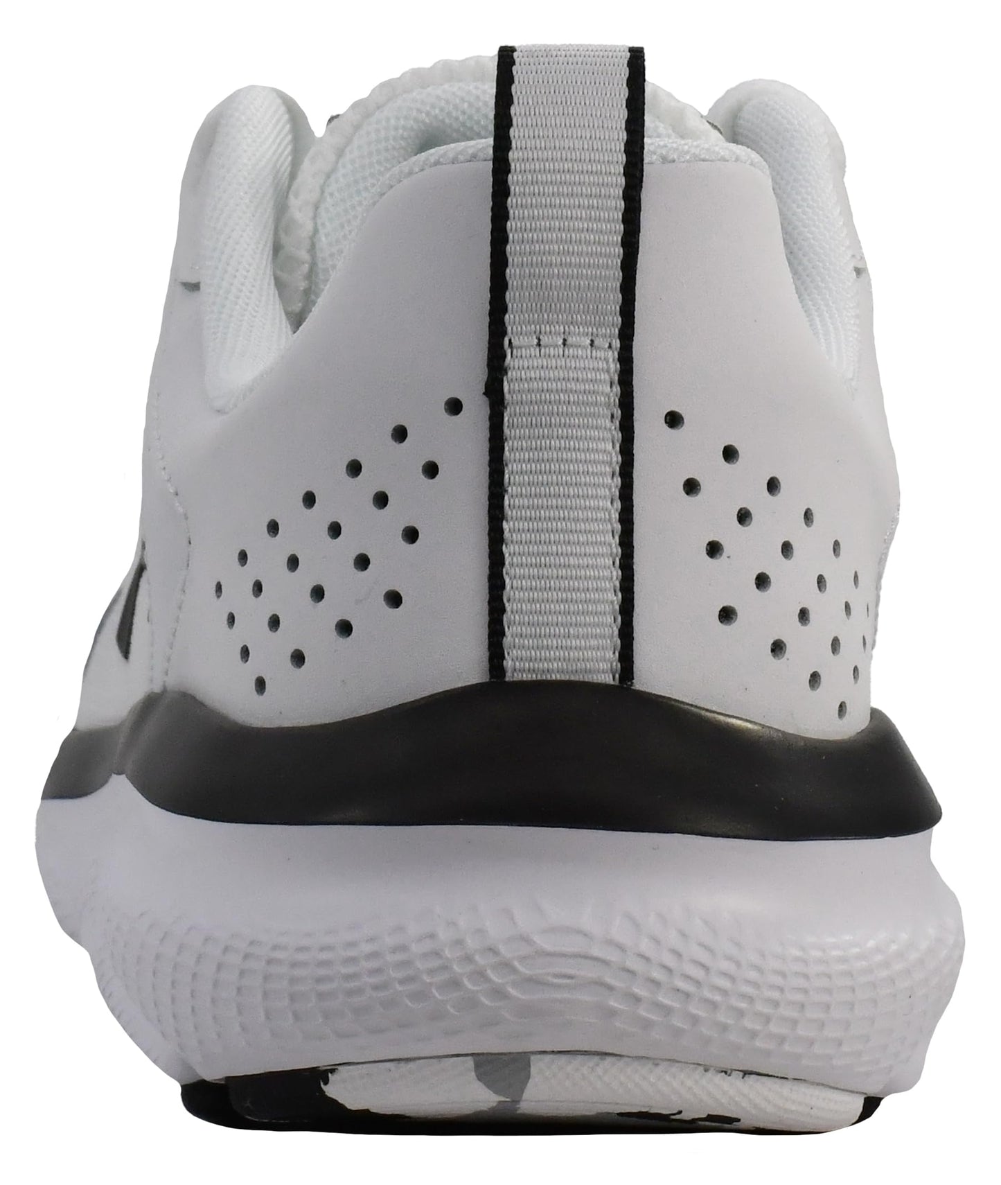 Under Armour Mens Charged Assert 9 Marble Running Shoe, White(101 Black, 11.5 US