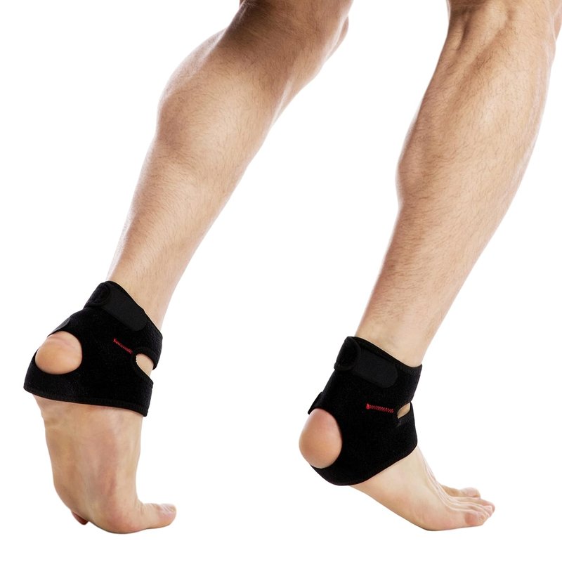 Ankle Brace Support - Adjustable Ankle Wraps for Sports Protection | Breathable Black, One Size, 2-Pack