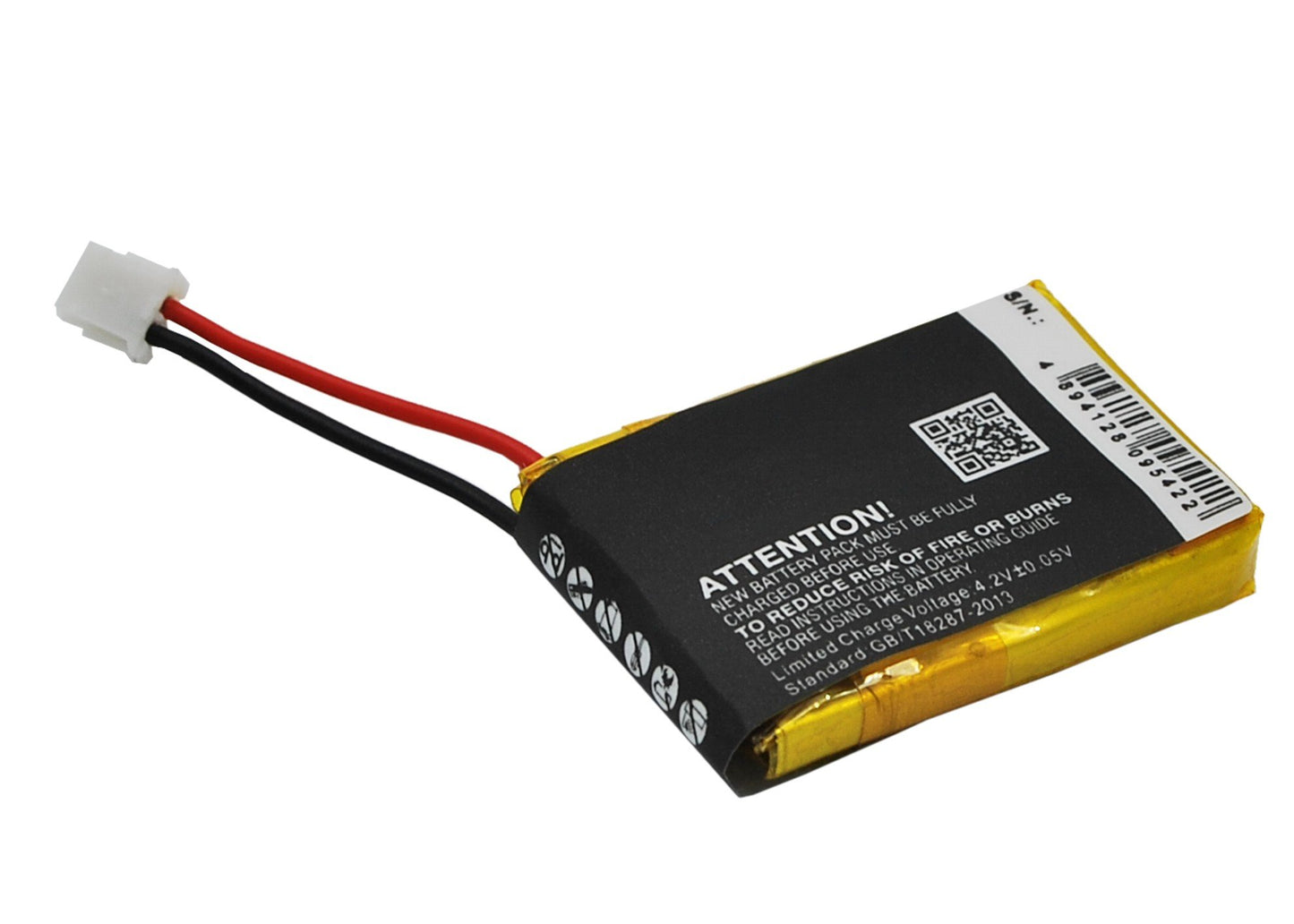 Replacement Battery for Sportdog WetlandHunter SD-425Camo Trans FieldTrainer 425S FT-125W transmitter Remote Transmitter SDT00-13857 FT-125W SD-425 FieldTrainer SD-425 Transmitte SAC54-13734 (190mAh)