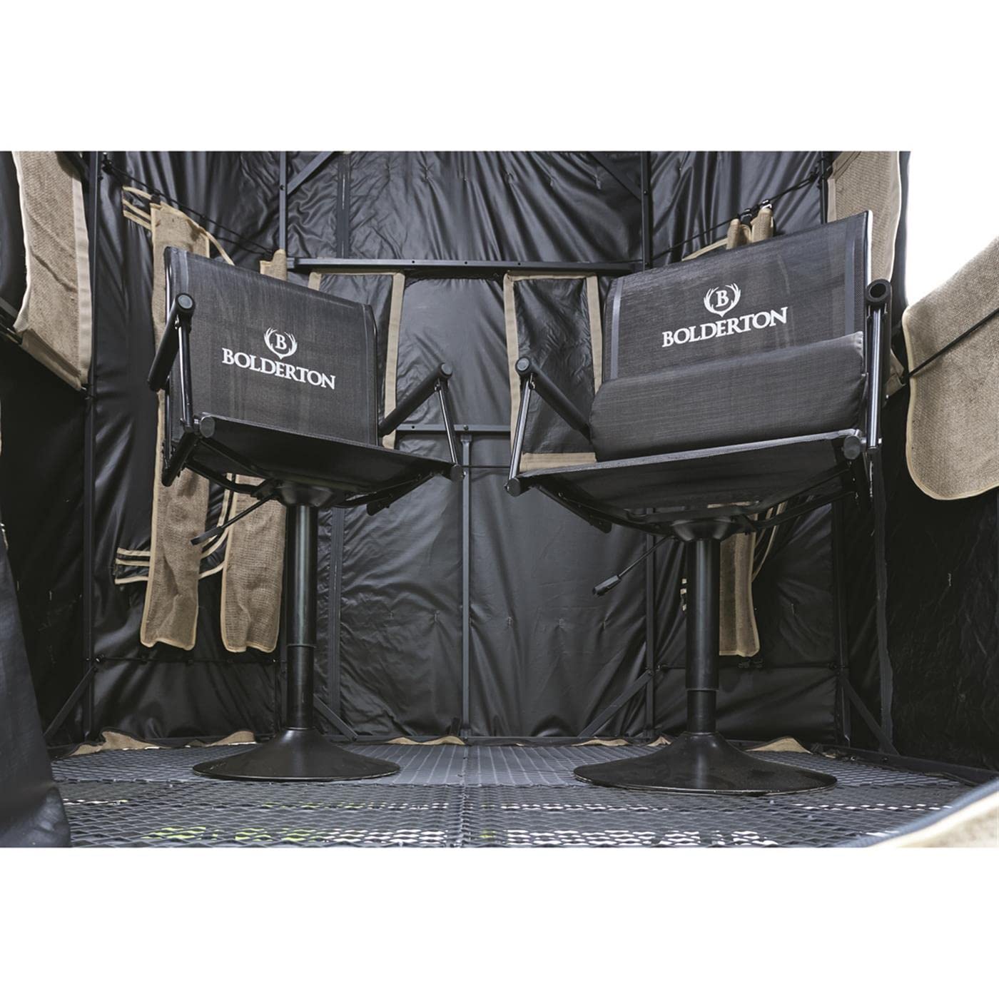 Bolderton XL Swivel Tower Hunting Blind Chair, Swivel Hunting Chair for Deer Stand