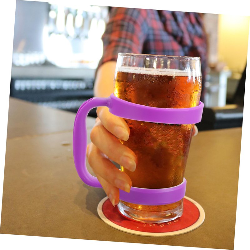 LALAFINA 30Oz Tumbler Handle Adjustable Anti-Slip Travel Mug Handle Compatible with Beer Mug for Comfortable Grip and Secure Hold