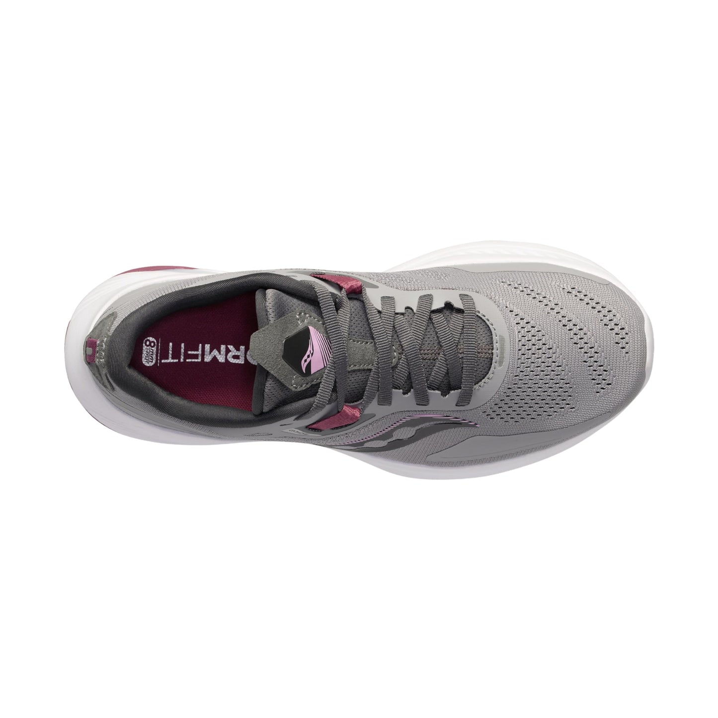 Saucony Women's Guide 15 Running Shoe, Alloy/Quartz, 12 Wide