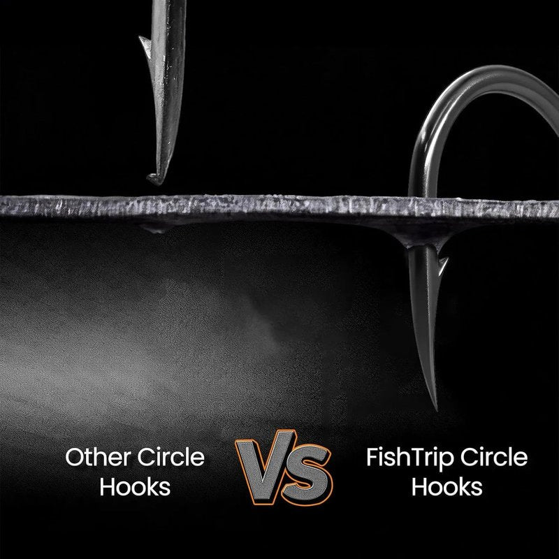 Octopus Fishing Hooks - Offset Beak Circle Hooks for Saltwater & Freshwater | 50/100/120/210 Pack for Catfish, Bass, Tuna, Walleye, Trout