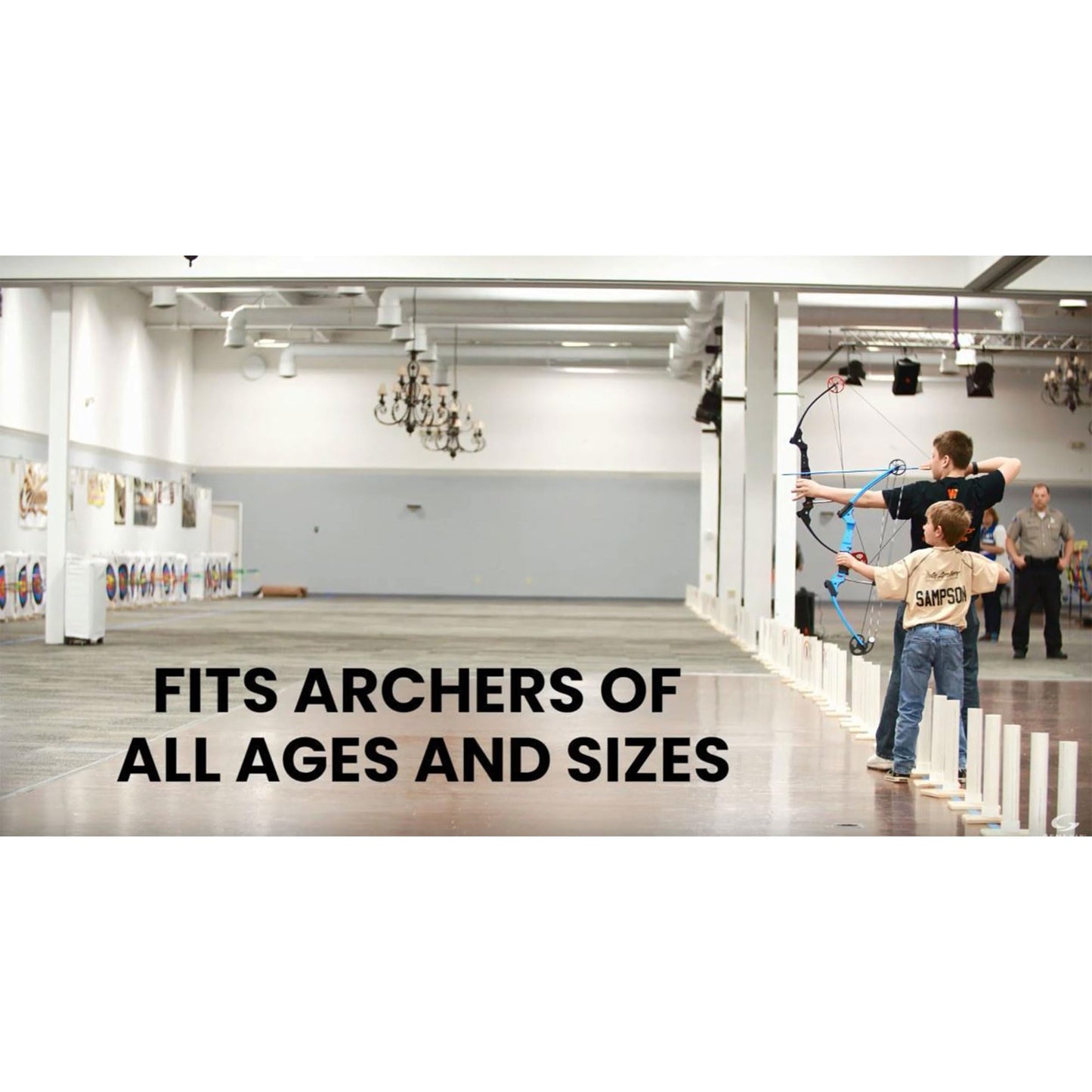 Genesis Archery Original Compound Bow with Adjustable Riser, 15"-30" Draw Length, 10-20 lb Draw Weight, All Skill Levels, Draw Hand - Right, Orange