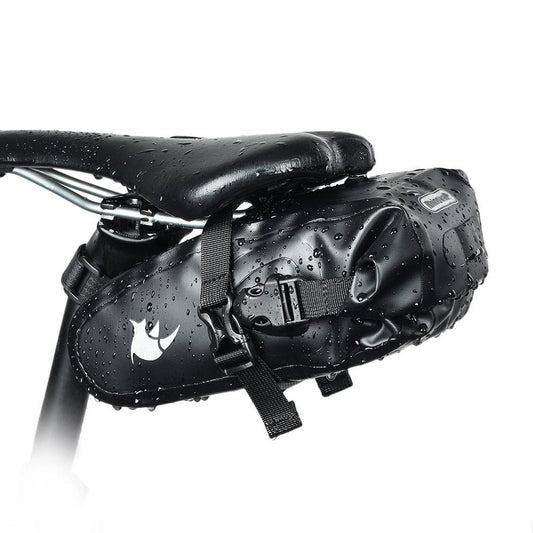 Rhinowalk Bicycle Saddle Bag, Waterproof Bike Bag Under seat Bag 1.5L Rainproof Mountain Road Bike Seat Bag Bicycle Bag Professional Cycling Accessories