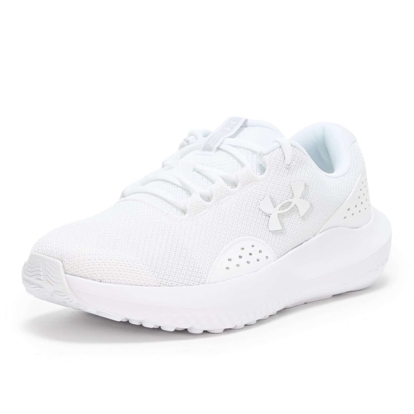 Under Armour Men's Charged Surge 4, (101) White/White/White, 17, US