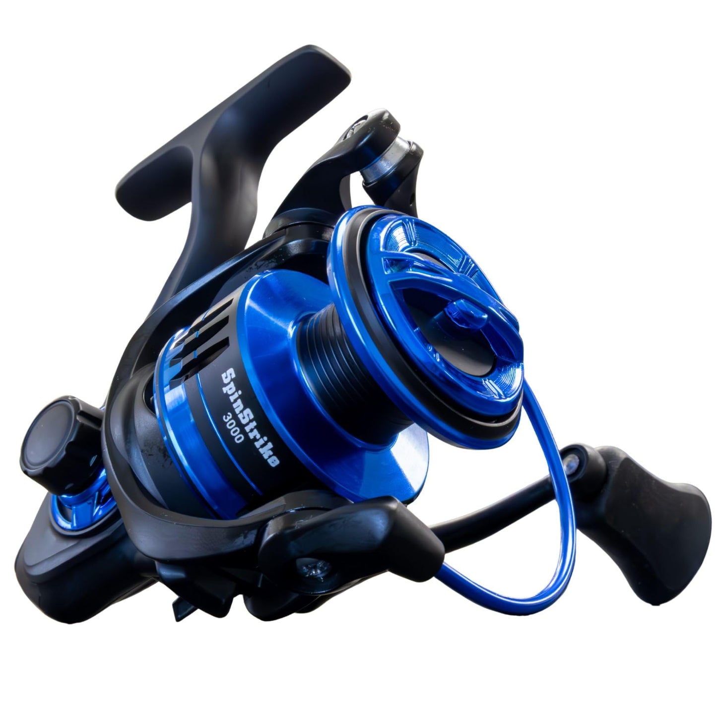 Reaction Tackle SpinStrike Spinning Reel, Lightweight Aluminum Fishing Reel with 5 Plus 1 Ball Bearings and Smooth Drag, Size 2000 for Finesse Bass and Freshwater