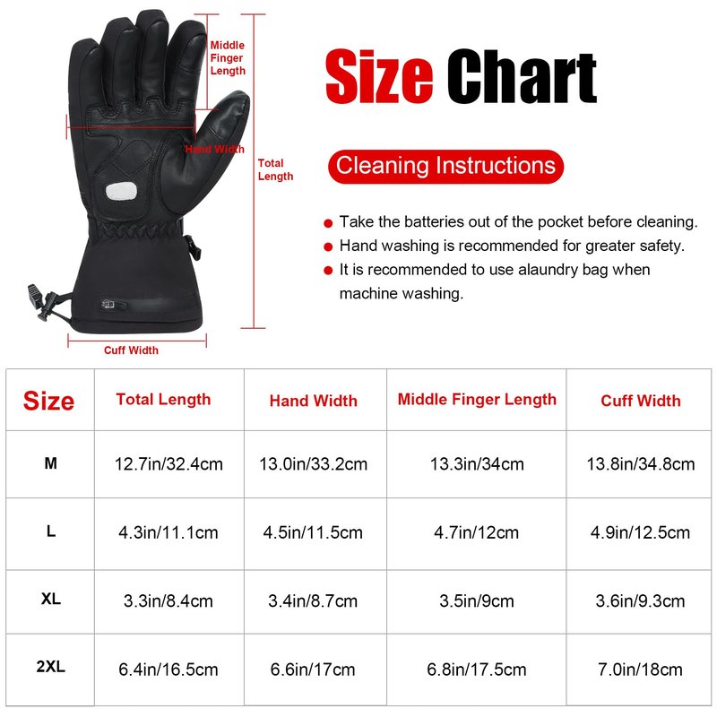 Heated Gloves for Men Women,7.4V Electric Rechargeable Heating Ski Gloves with Touchscreen,Warming Glove for Winter Outdoor Work Skiing Motorcycle Hunting Cycling Hand Warmers