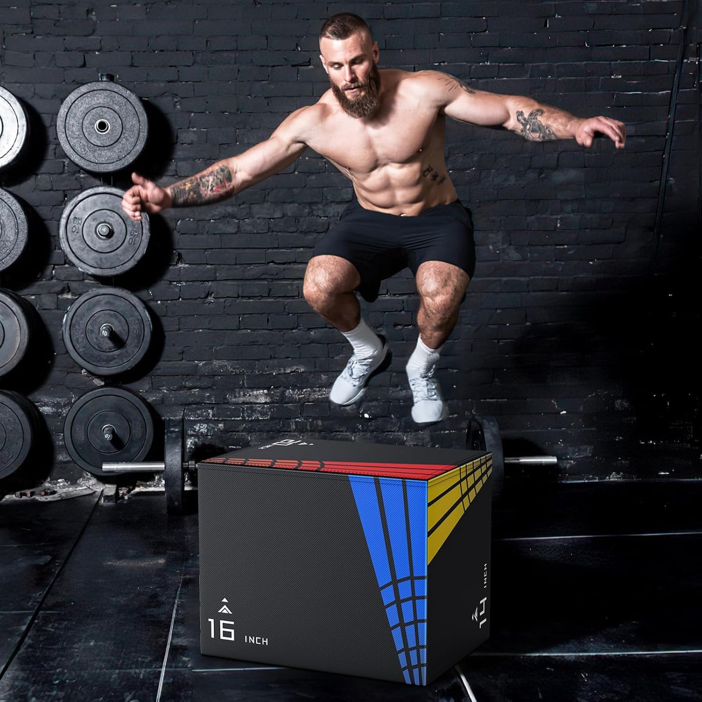 XDDIAS Foam Plyometric Box - 3-in-1 Soft Jump Box | 440LB Capacity, Medium & Large Sizes for Home Gym Training