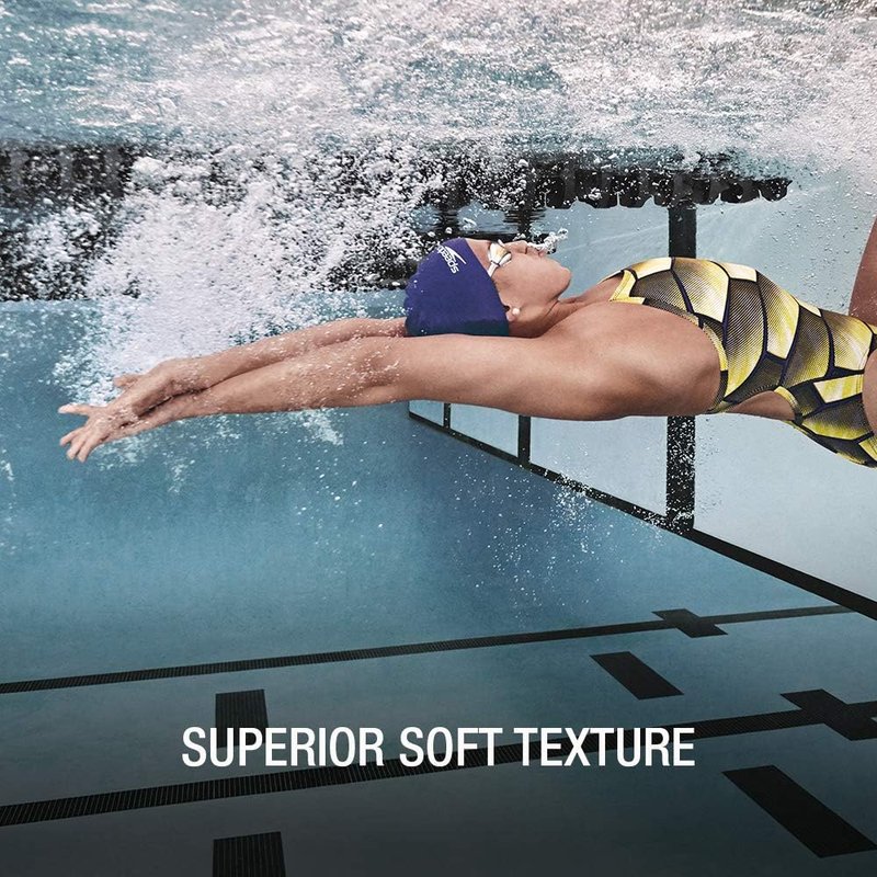 Speedo Silicone Swim Cap - Durable, Comfortable Fit for Competitive Swimmers | Adult Size