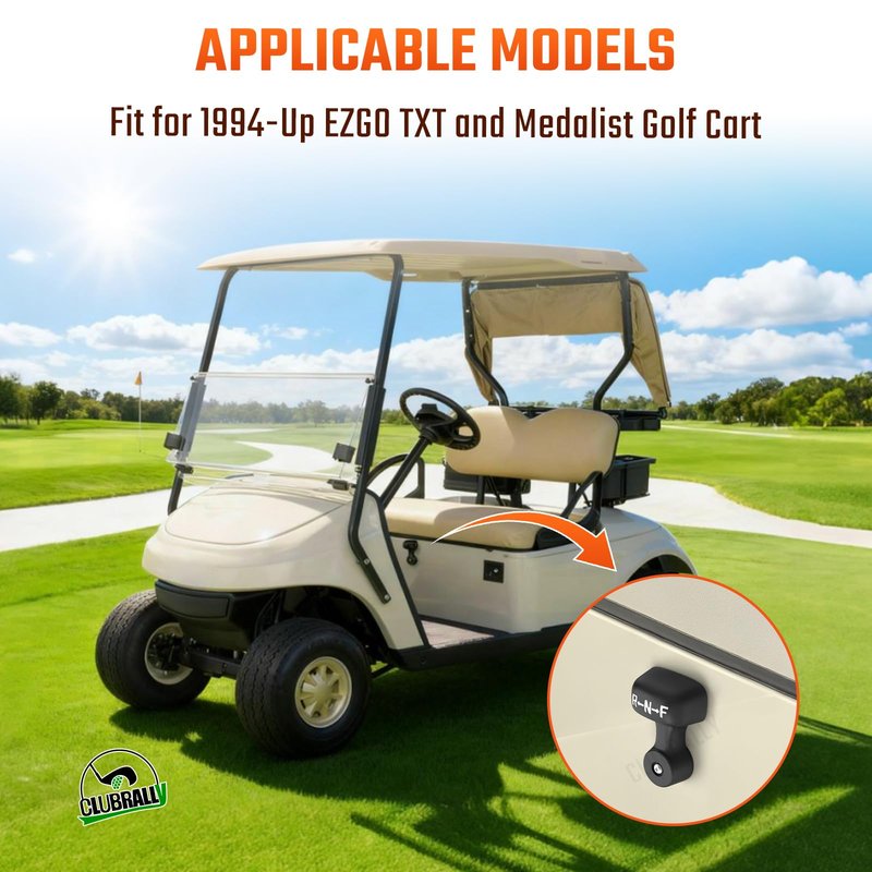 CLUBRALLY Golf Cart Forward Reverse Shifter Handle, FNR Handle Fit for 1994-UP EZGO Gas & Electric TXT, Medalist, OEM#71205-G01