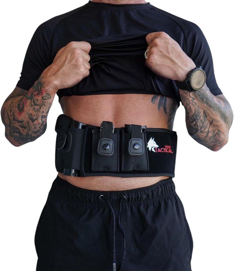 Belly Band Holster for Concealed Carry | WOLF TACTICAL Comfortable Fit for Men & Women