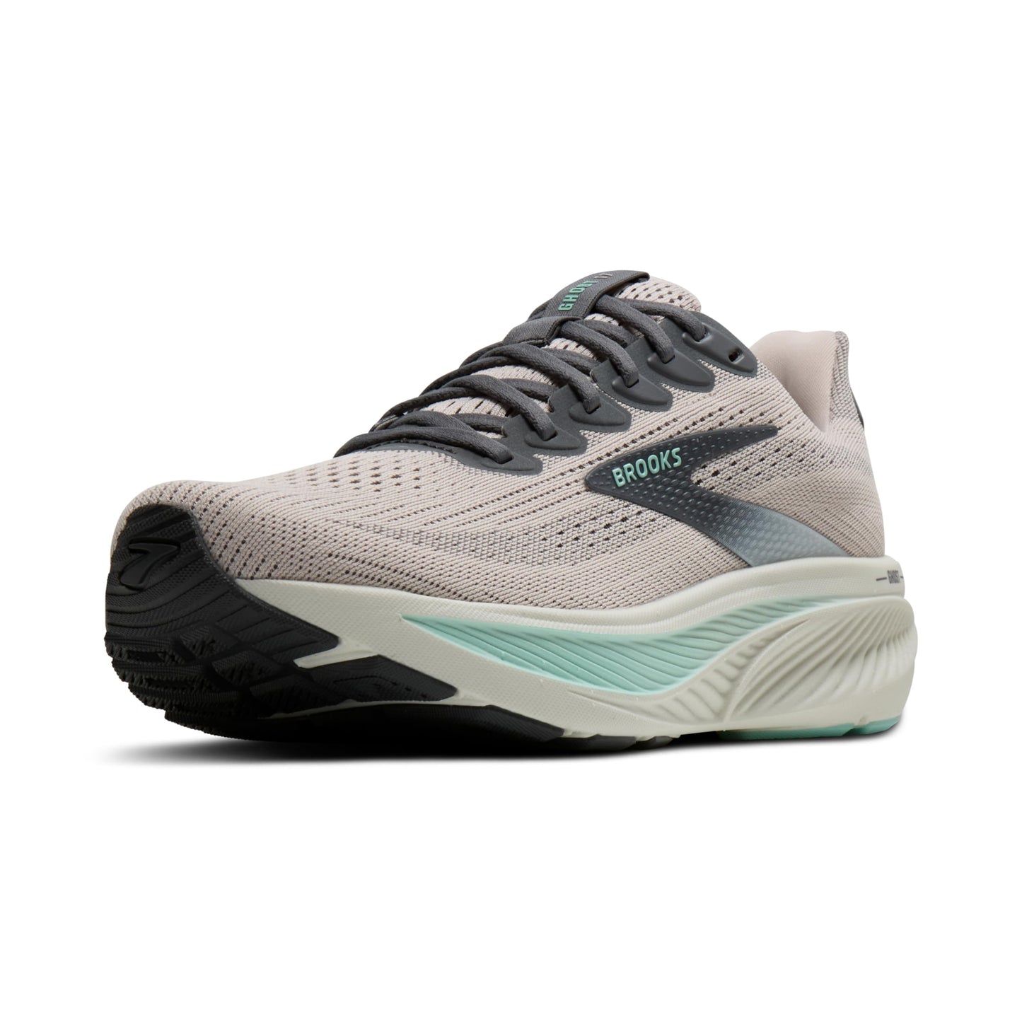 Brooks Women’s Ghost 17 Neutral Running Shoe - Mauve/Yucca/Bluewash - 8.5 Medium