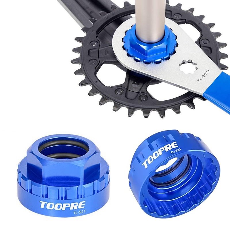 Slynxr Bike Crank Removal Tool Chainring Tool Direct Mount Chainring Bolt Tool Centerlock Removal Tool for Shimano M7100/M8100/M9100/M9120 12-Speed Bike Crankset Removal Tool