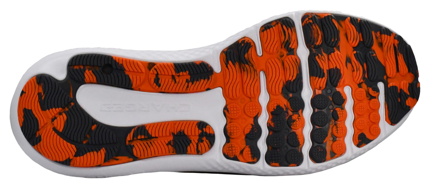 Under Armour Mens Charged Rogue 4 Mod Gray/Castlerock/Team Orange 7 Medium