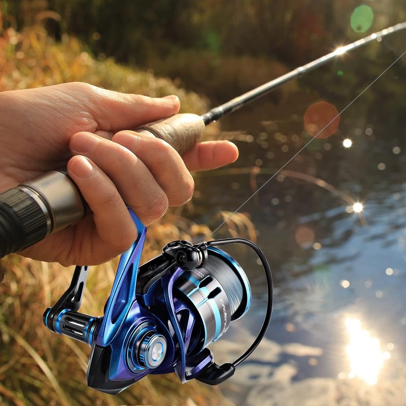 Cadence Primo Fishing Reel - Ultralight Spinning Reel with Magnesium Frame | 36 LBs Max Drag, 6.2:1 Gear Ratio
