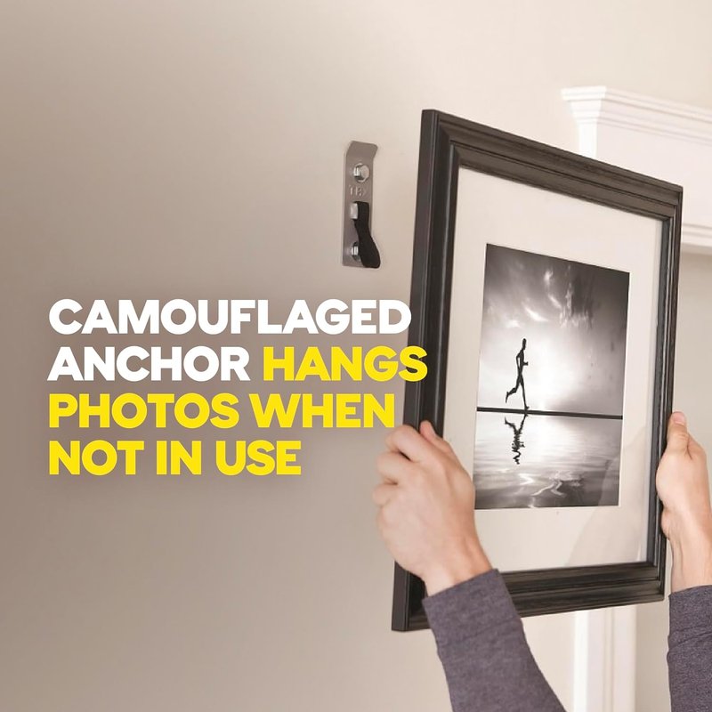 TRX Invizi-Mount Wall Anchor | 2-in-1 Suspension Trainer Hanger | Supports Up to 350 lbs