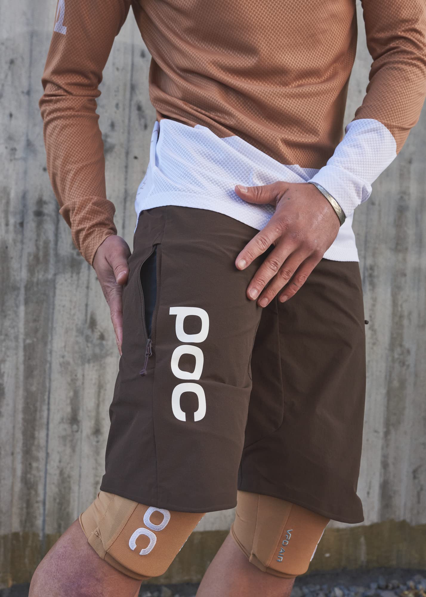 POC Guardian Air Shorts Apparel Axinite Brown XLG