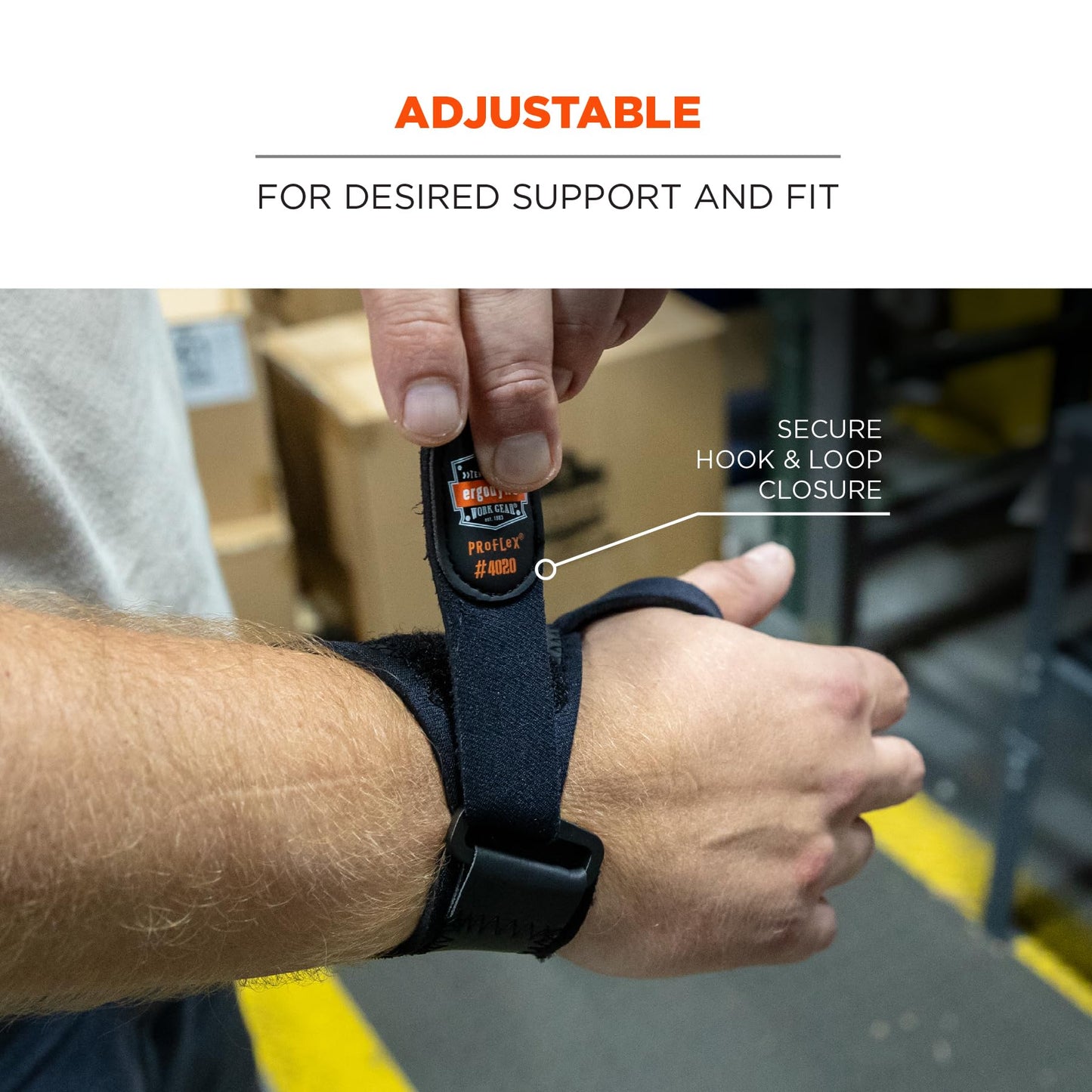 Ergodyne - 70204 ProFlex 4020 Right Wrist Support, Black, Medium