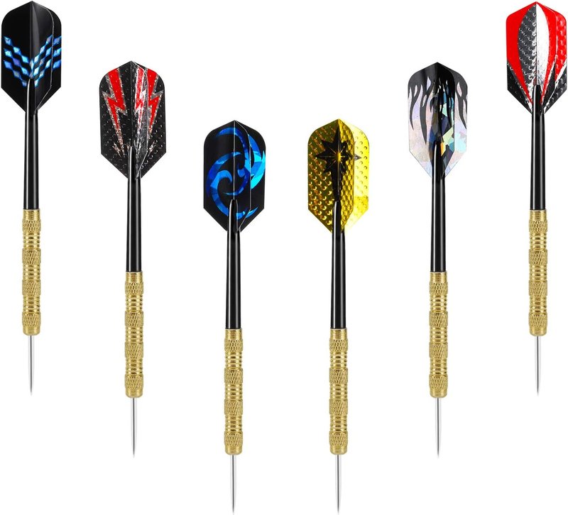 Professional Steel Tip Darts Set - 14 Grams Metal Darts for Dartboard | Durable Metal Tips