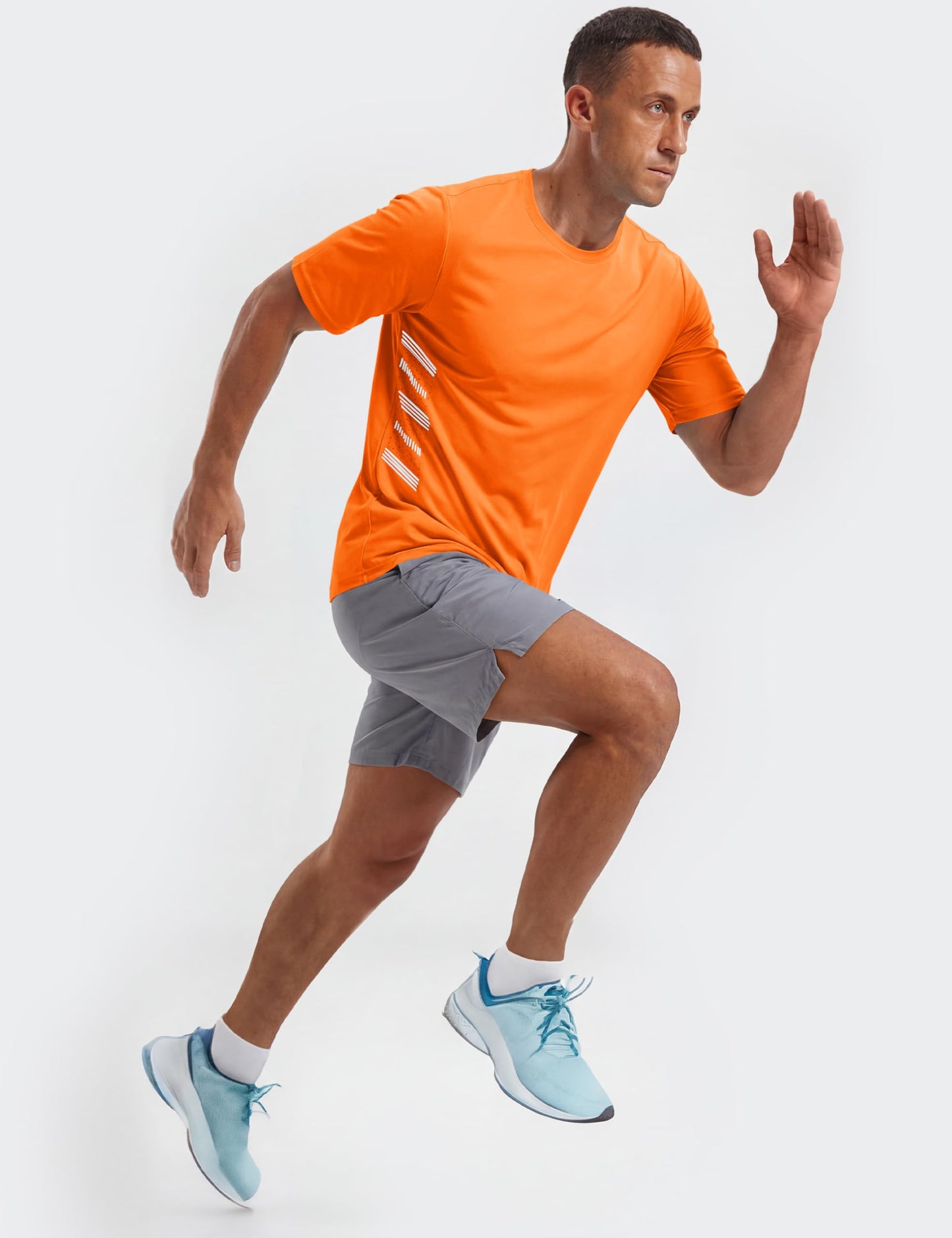TACVASEN Mens Short Sleeve Rash Guard Dry Fit Running Athletic T-Shirts