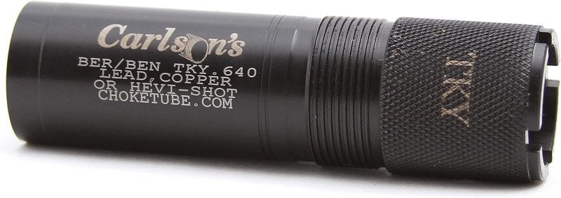 Carlson's Choke Tubes 12 Gauge Turkey Choke | Extended Blued Steel | 0.640 Diameter | Compatible with Beretta & Benelli