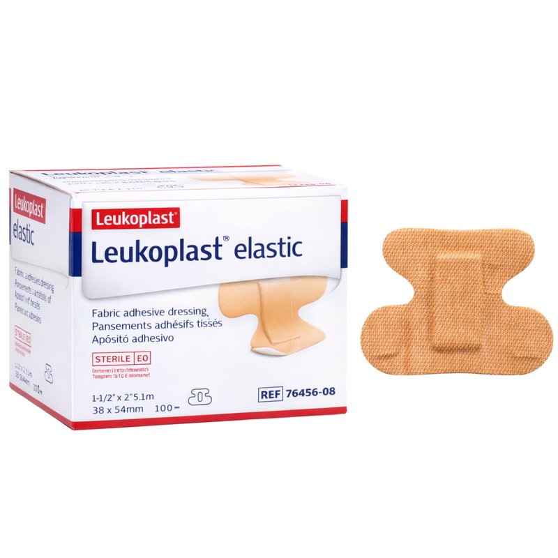 BSN Medical Leukoplast Adhesive Bandages, Fingertip, 1-1/2" x 2-1/2", 100 Pack