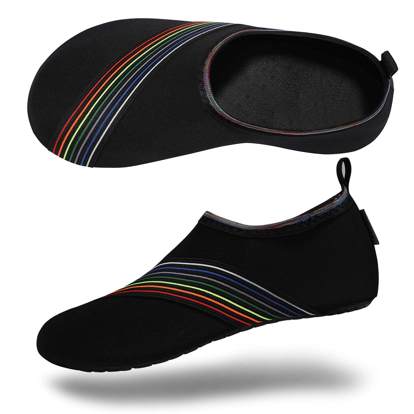 VIFUUR Water Shoes for Men Women Barefoot Quick Dry Aqua Socks Slip On