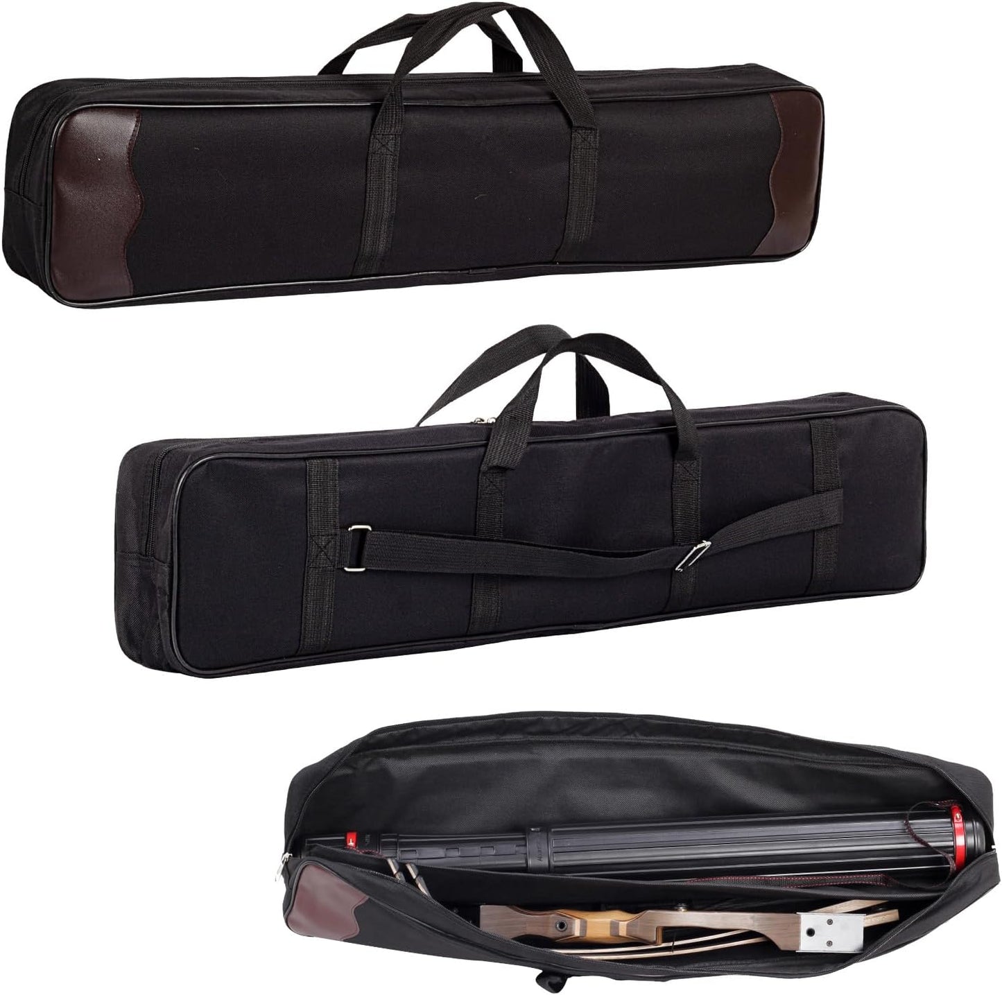 SPG Takedown Recurve Bow Case - Double Layer Portable Soft Bag for Archery | Ideal for Adults & Youth