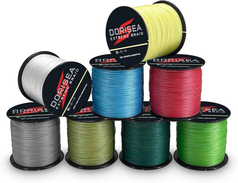 Extreme Braid 100% PE Black Braided Fishing Line - Zero Stretch, 6-550Lb Test, 109-2187 Yards