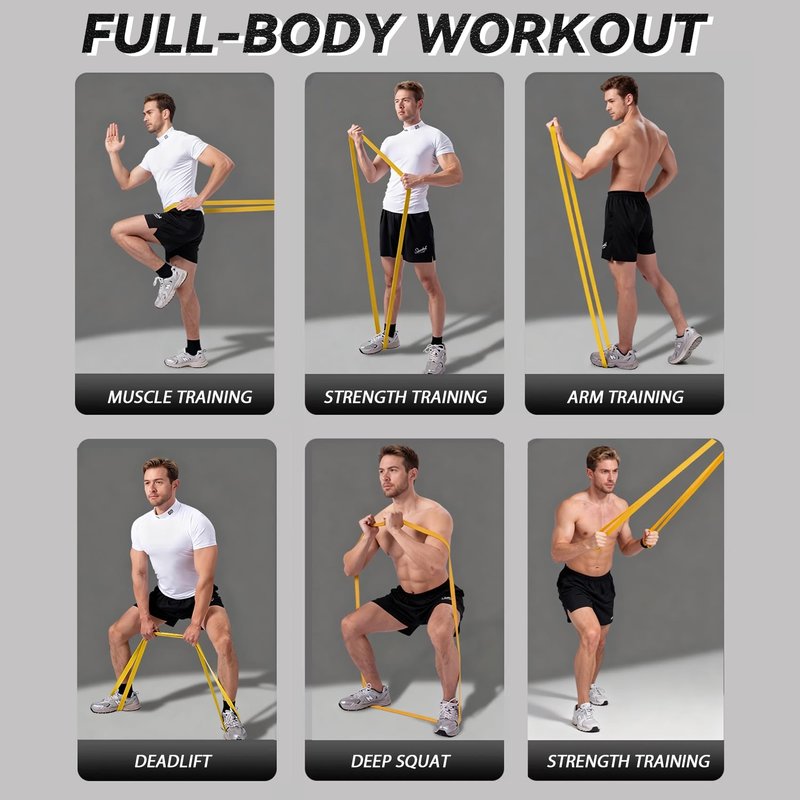 Estleys Resistance Bands, 5 Pack Pull-up Bands, Fabric Resistance Bands for Legs, Workout Bands, Exercise Bands Set for Fitness, Working Out, Body Stretching, Physical Therapy