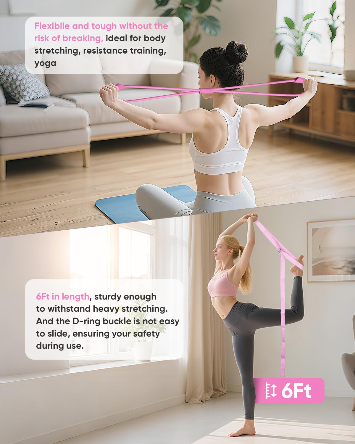 Home Pilates Kit, Pilates Essentials Kit for Women, Pilates Equipment Set with 9" Yoga Ball, Pilates Ring, Resistance Bands & Accessories, Guides, Pilates Ring and Ball Set for Starters Home Workouts