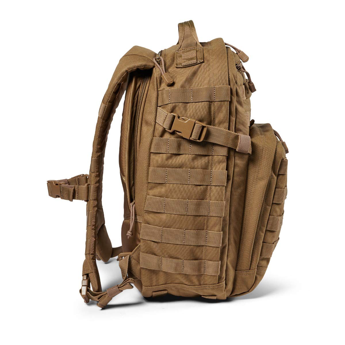 5.11 Tactical Backpack – Rush 12 2.0 – Military Molle Pack, CCW and Laptop Compartment, 24 Liter, Small, Style 56561, Kangaroo