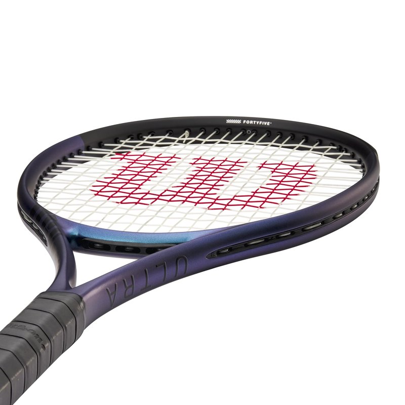 WILSON Ultra 100 V4 Tennis Racket (Unstrung) (4 1/8 inch), Blue