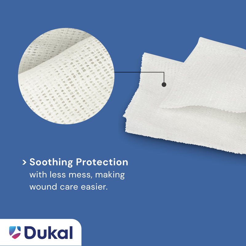 Dukal 206 Petrolatum Gauze, Sterile, 3" Width x 9" Length, Pack of 50