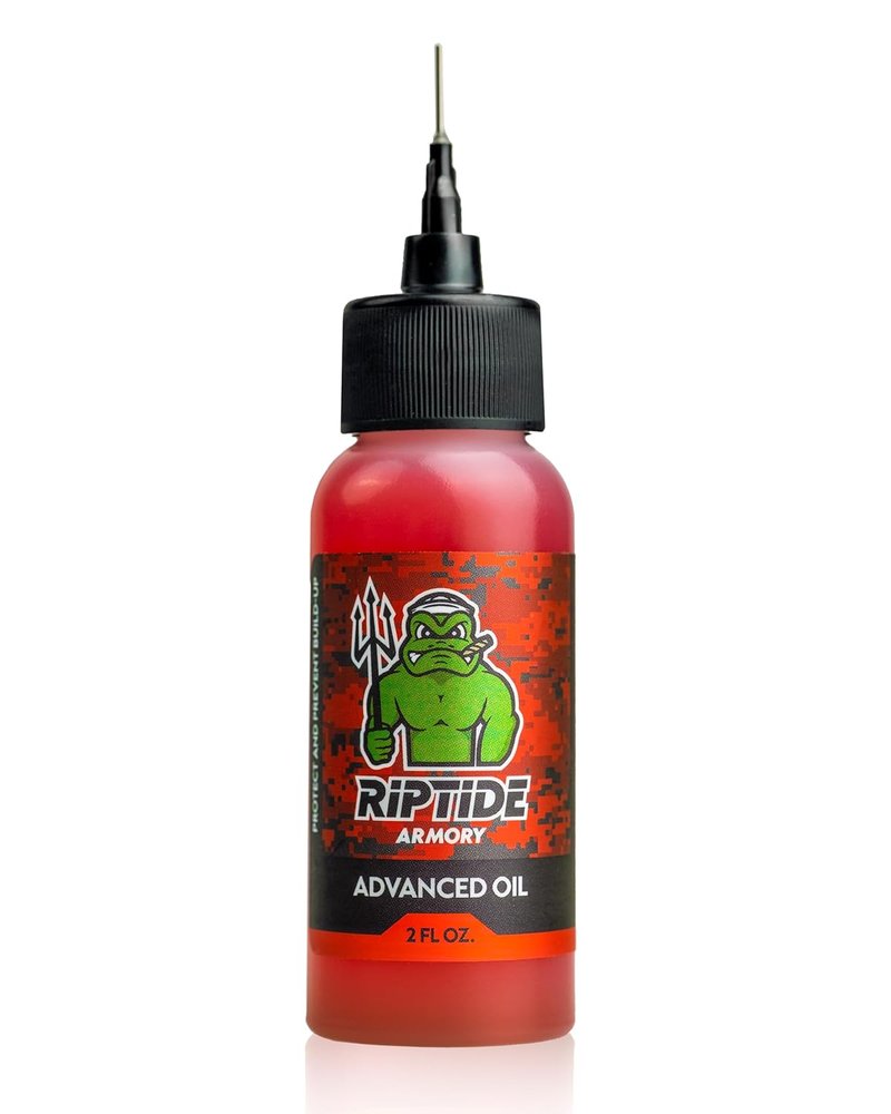 Riptide Armory Advanced Gun Oil - Long-Lasting Graphene Lubrication - Protects Against Buildup | 2oz